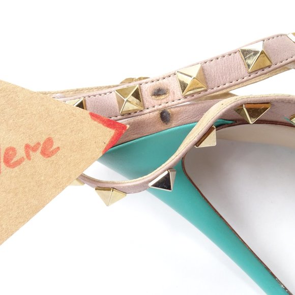 VALENTINO Nappa Leather Rockstud Ankle TStrap Pump - Picture 14 of 16